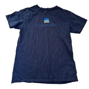 Water Color Navy Youth Tee